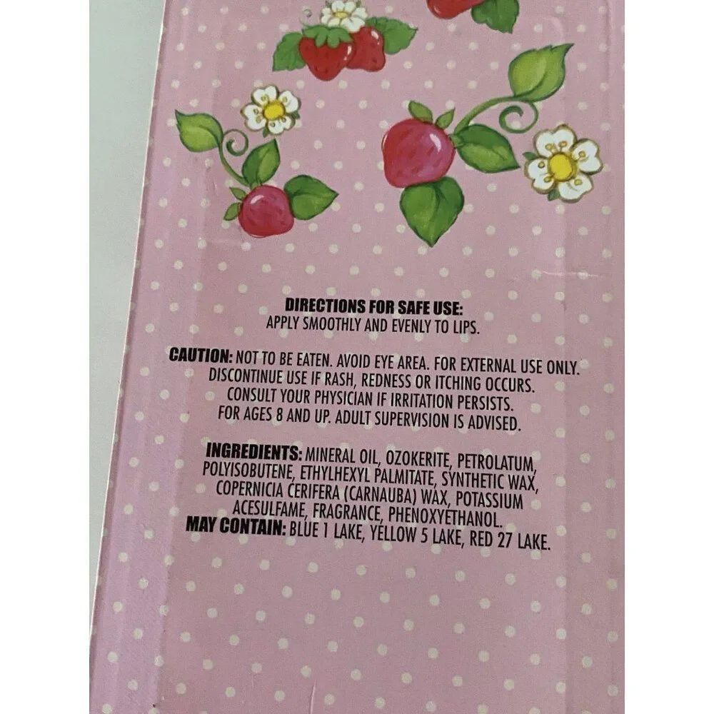 8 Pack Strawberry Shortcake Flavored Lip Balms Lemon Meringue Cake‎ Batter NEW